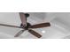 Dark brown ceiling fan with five blades at 421 Baynard Dr, Venice, FL 34285