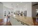 Spacious kitchen with expansive countertops, modern appliances, and plenty of natural light at 4658 Arlington Dr, Placida, FL 33946