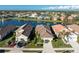 Single Gathering home aerial view at 5015 Seagrass Dr, Venice, FL 34293