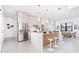 Modern kitchen with stainless steel appliances and an island at 6192 Kambach St, Port Charlotte, FL 33981