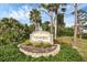 Foxwood community entrance sign at 691 Linden Dr, Englewood, FL 34223