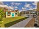 Spacious backyard with pool, shed, and screened enclosure at 9266 Carnation Ave, Englewood, FL 34224