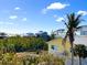 This property boasts an idyllic waterfront location, as seen in this aerial view at 9526 Jolly Roger Trl, Placida, FL 33946
