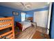 Bedroom with a double bed and built-in closet at 9526 Jolly Roger Trl, Placida, FL 33946