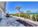 Spacious backyard patio area with canal access at 1493 Janet Pl, Englewood, FL 34223