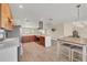 Modern kitchen with stainless steel appliances and white countertops at 1493 Janet Pl, Englewood, FL 34223