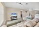 Living room with a view into another room, neutral decor at 1493 Janet Pl, Englewood, FL 34223