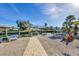 Private dock with boat lift and access to the waterway at 370 Capstan Dr, Placida, FL 33946