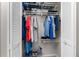 Spacious walk-in closet with ample shelving and hanging space at 502 Pine Hollow Cir # 502, Englewood, FL 34223