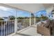 Private balcony offering stunning views of the neighborhood and ocean at 534 Gulf Blvd, Placida, FL 33946