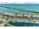 Community overview featuring waterfront property with a pool at 5856 Gasparilla Rd # Mv29, Boca Grande, FL 33921