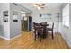 Dining area with table and chairs near kitchen at 66 Boundary Blvd # 271, Rotonda West, FL 33947