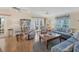 Inviting living room with comfortable seating, stylish decor, and plenty of natural light at 735 Summersea Ct, Englewood, FL 34223