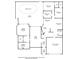 Here is the floor plan of the home, which includes a pool, lanai, great room, and 3 bedrooms at 1954 Arkansas Ave, Englewood, FL 34224