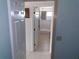 Bathroom view from the hallway at 91 Gasparilla Way, Placida, FL 33946