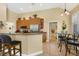 Bright kitchen boasts granite countertops, stainless steel appliances, and an adjacent breakfast nook at 252 Australian Dr, Rotonda West, FL 33947