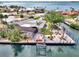 Waterfront home with a private dock on a canal with direct access to open water, close to waterfront neighborhood at 232 Bahia Vista Dr, Englewood, FL 34223
