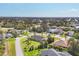 Birds eye view of houses in a neighborhood surrounded by lots of trees at 100 Hobo Rd, Rotonda West, FL 33947