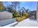 Well-maintained backyard with a shed and a screened in lanai at 1087 Bay Harbor Dr, Englewood, FL 34224
