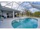 Screened in swimming pool with covered patio and backyard at 13354 Blytheville Ave, Port Charlotte, FL 33981