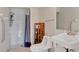 Bright bathroom with a walk-in shower and modern fixtures at 3892 Alwood St, North Port, FL 34291