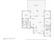 Detailed floor plan of the home showcasing the layout of the bedrooms, kitchen, and living areas at 12028 Newgate Ave, Port Charlotte, FL 33981
