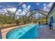 Sparkling pool with screened enclosure, perfect for enjoying the outdoors in comfort and privacy at 12028 Newgate Ave, Port Charlotte, FL 33981