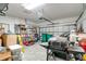 Attached garage space offering ample room for parking and storage at 14795 San Domingo Blvd, Port Charlotte, FL 33981