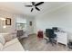 Bedroom with a work space and comfortable furniture at 237 W Pine Valley Ln, Rotonda West, FL 33947