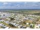 Aerial view of the neighborhood, showcasing its waterfront location and convenient amenities at 8436 Buttonquail Dr, Englewood, FL 34224