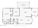 Floor plan showcasing the layout with a screened patio, living room, and two bedrooms at 8436 Buttonquail Dr, Englewood, FL 34224