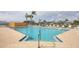 Large pool with many chairs and beautiful sky at 8436 Buttonquail Dr, Englewood, FL 34224