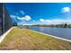 Canal behind the house including a boat lift at 10688 Mcalester Cir, Port Charlotte, FL 33981