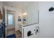 Stylish bathroom with a frameless glass shower and a vessel sink vanity at 14718 San Domingo Blvd, Port Charlotte, FL 33981