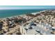 Expansive aerial view showcasing beachfront homes with gulf access and lush surroundings at 2255 N Beach Rd # 13, Englewood, FL 34223