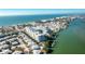 Scenic aerial view of waterfront properties offering beautiful canal access to the Gulf of Mexico at 2255 N Beach Rd # 13, Englewood, FL 34223