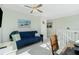 Bright loft featuring a futon and ample natural light at 2255 N Beach Rd # 13, Englewood, FL 34223