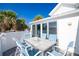 Outdoor patio with seating area, perfect for entertaining with picturesque views at 2255 N Beach Rd # 13, Englewood, FL 34223