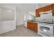 Functional kitchen features ample counter space and stainless steel appliances at 2495 De Garmo St, North Port, FL 34291