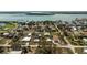 Panoramic aerial view of the residential community close to the waterfront, showing a tranquil and scenic location at 3210 Holly Ave, Englewood, FL 34224