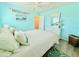 Bright, airy bedroom with coastal accents and a relaxing beach-inspired vibe at 3300 Westford Ln # 116, Sarasota, FL 34231