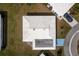 Bird's-eye view of the home highlighting the roof, driveway, landscaping, and surrounding neighborhood at 414 Circlewood Dr # H2, Venice, FL 34293