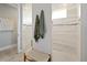Modern bathroom with neutral color palette and an accessible shower area at 5 Reef Ct, Placida, FL 33946
