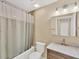 Bathroom featuring a tub with shower combination, and storage vanity at 6264 Drucker Cir, Port Charlotte, FL 33981