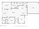 Detailed floor plan showcases the layout of this home including the primary bedroom, kitchen, Gathering room, and screened lanai at 14298 Reserve Ct, Port Charlotte, FL 33953