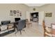 Home office features two desks and an entry into the living room at 14298 Reserve Ct, Port Charlotte, FL 33953