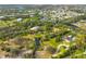 Aerial view showcasing multiple properties near canals and lush greenery in the surrounding area at 150 N Oxford Dr, Englewood, FL 34223