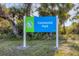 Centennial Park signage. Gateway to outdoor recreation and community enjoyment at 16273 Coconut Palm Dr, Port Charlotte, FL 33953