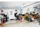 Office area featuring a desk, chair, storage, and sliding glass door at 22032 Felton Ave, Port Charlotte, FL 33952