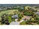 Expansive aerial view of lush real estate lots, golf course and neighborhood, perfect for custom home with golf access at 48 Par View Ct, Rotonda West, FL 33947